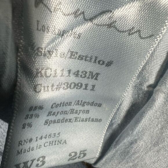 Kancan Jean shorts distressed frayed denim size W3 / 25 - Picture 7 of 11